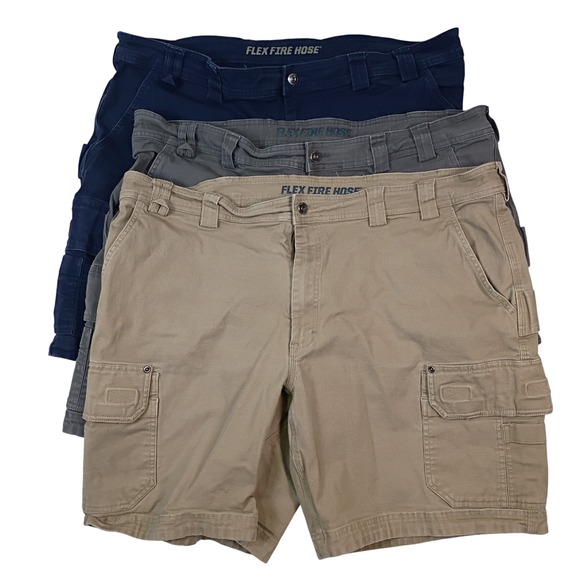 Duluth Trading Co Other - (Lot of 3)Duluth Trading Co Flex Fire Hose Cargo Shorts Mens Size 44 Relaxed Fit